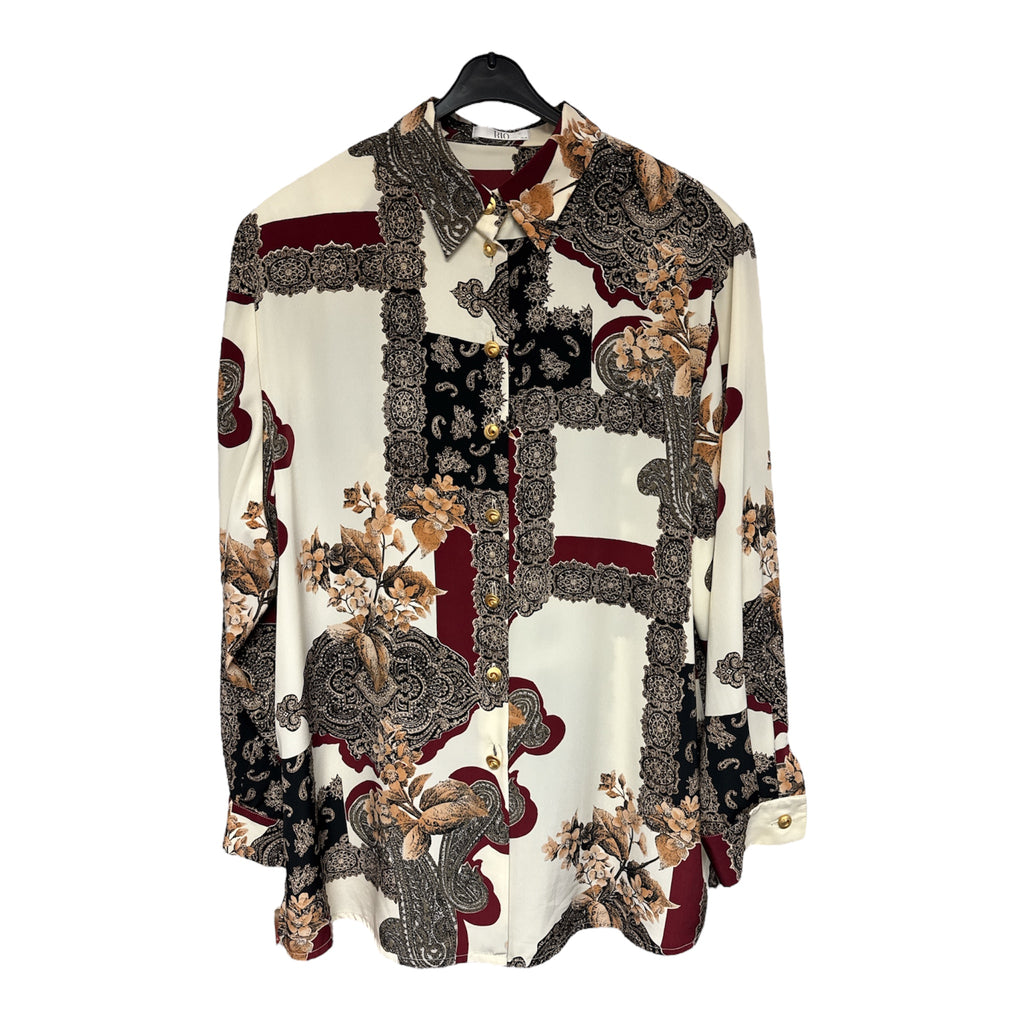 Vintage Patterned Blouse