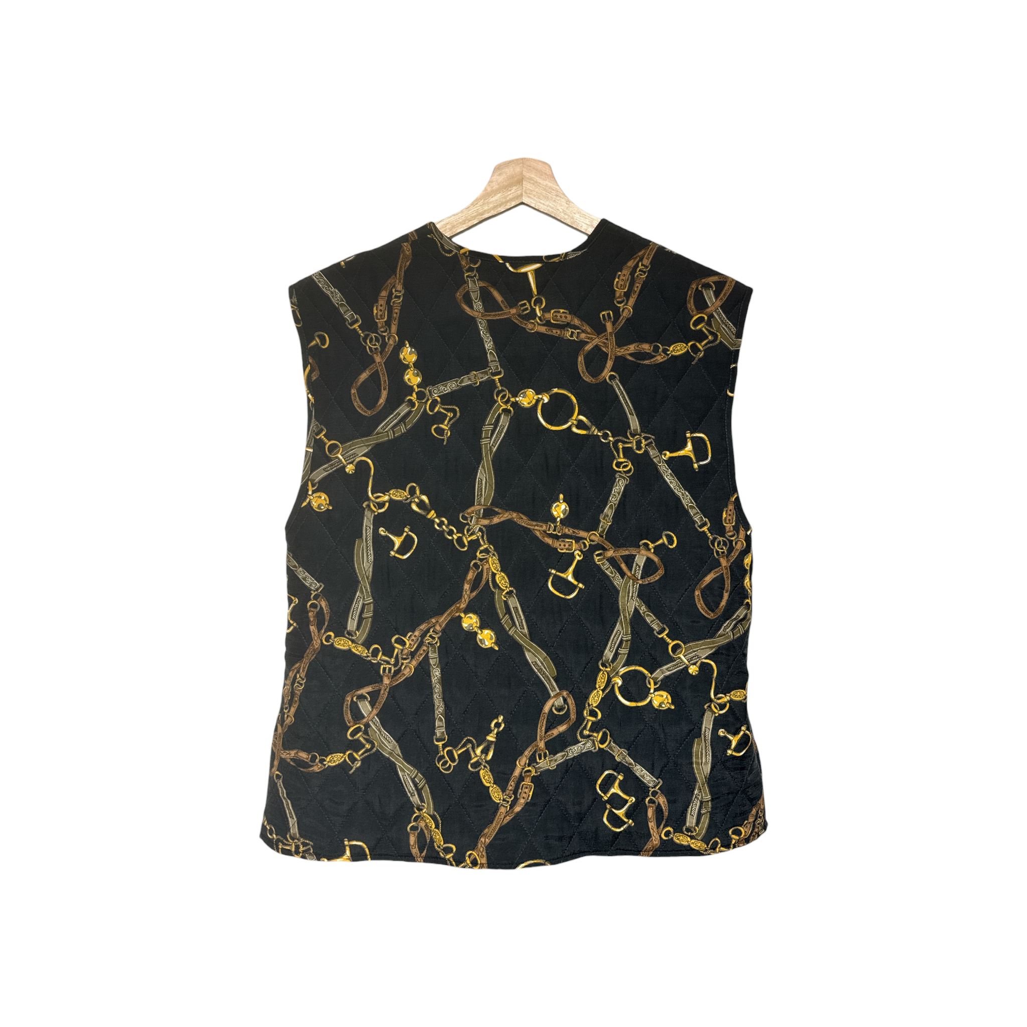 VINTAGE QUILTED VEST-2