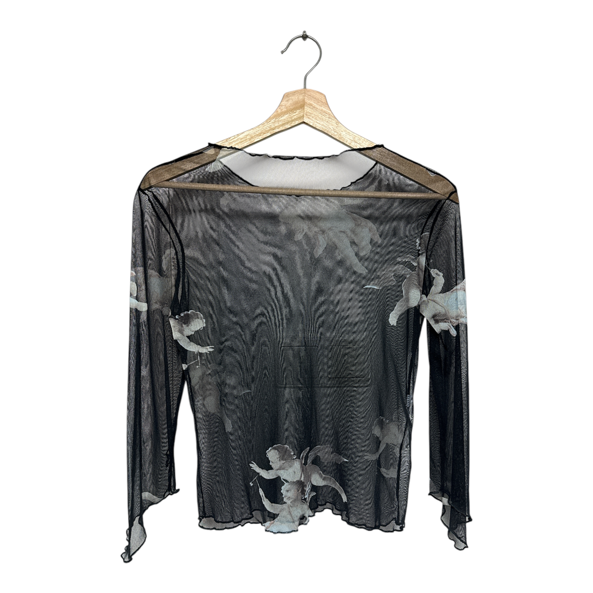 VINTAGE SEE THROUGH Y2K TOP-2