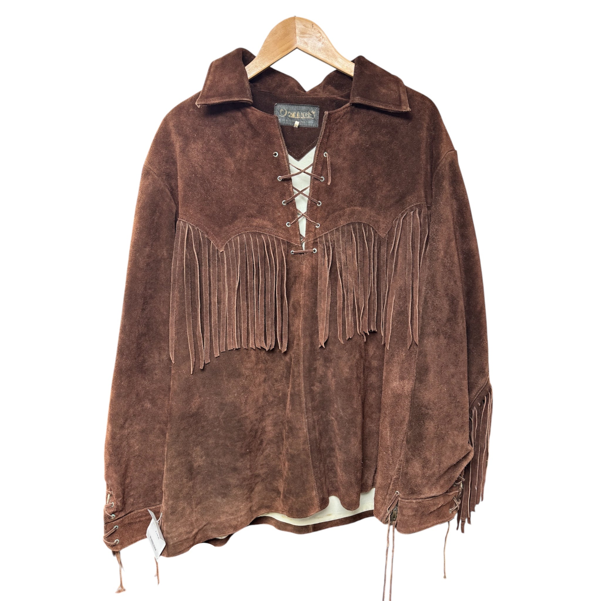 Suede Fringe Jacket