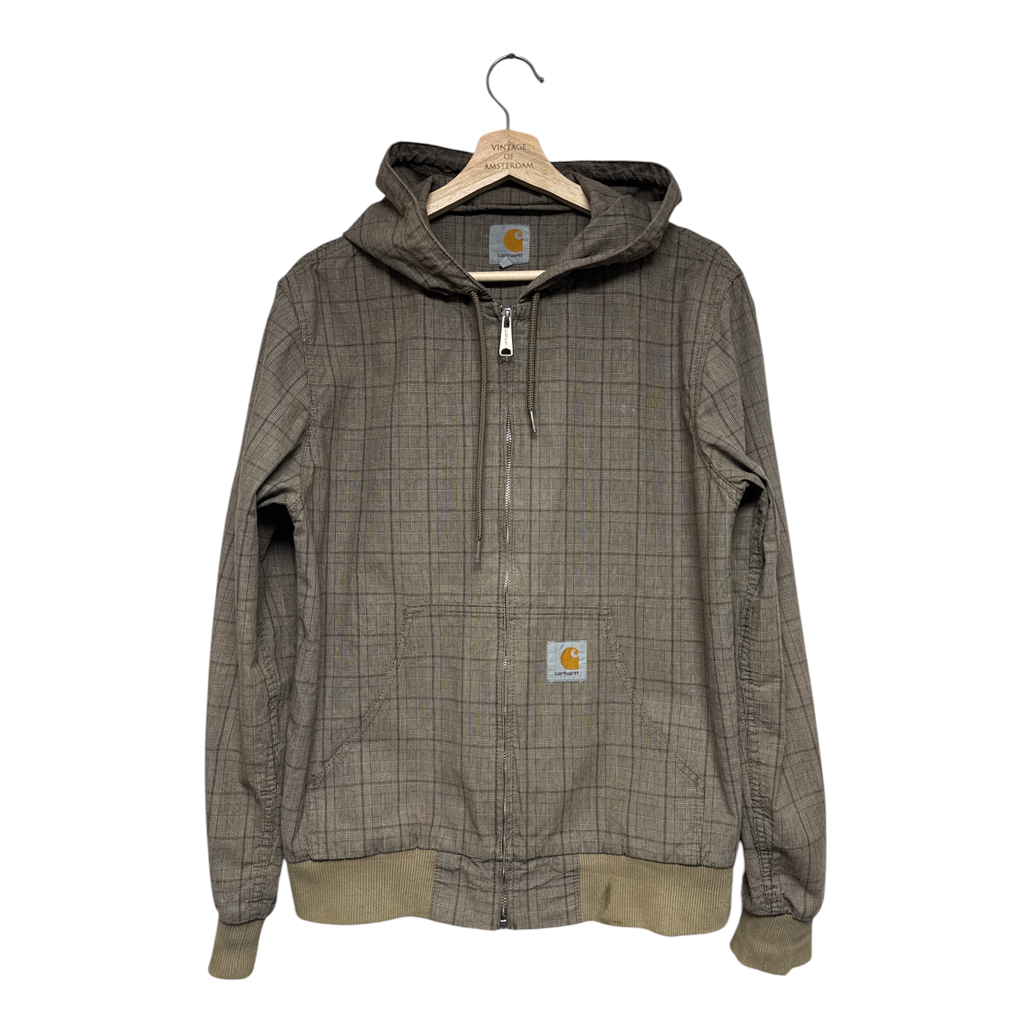 VINTAGE CARHARTT ZIP-UP HOODED JACKET