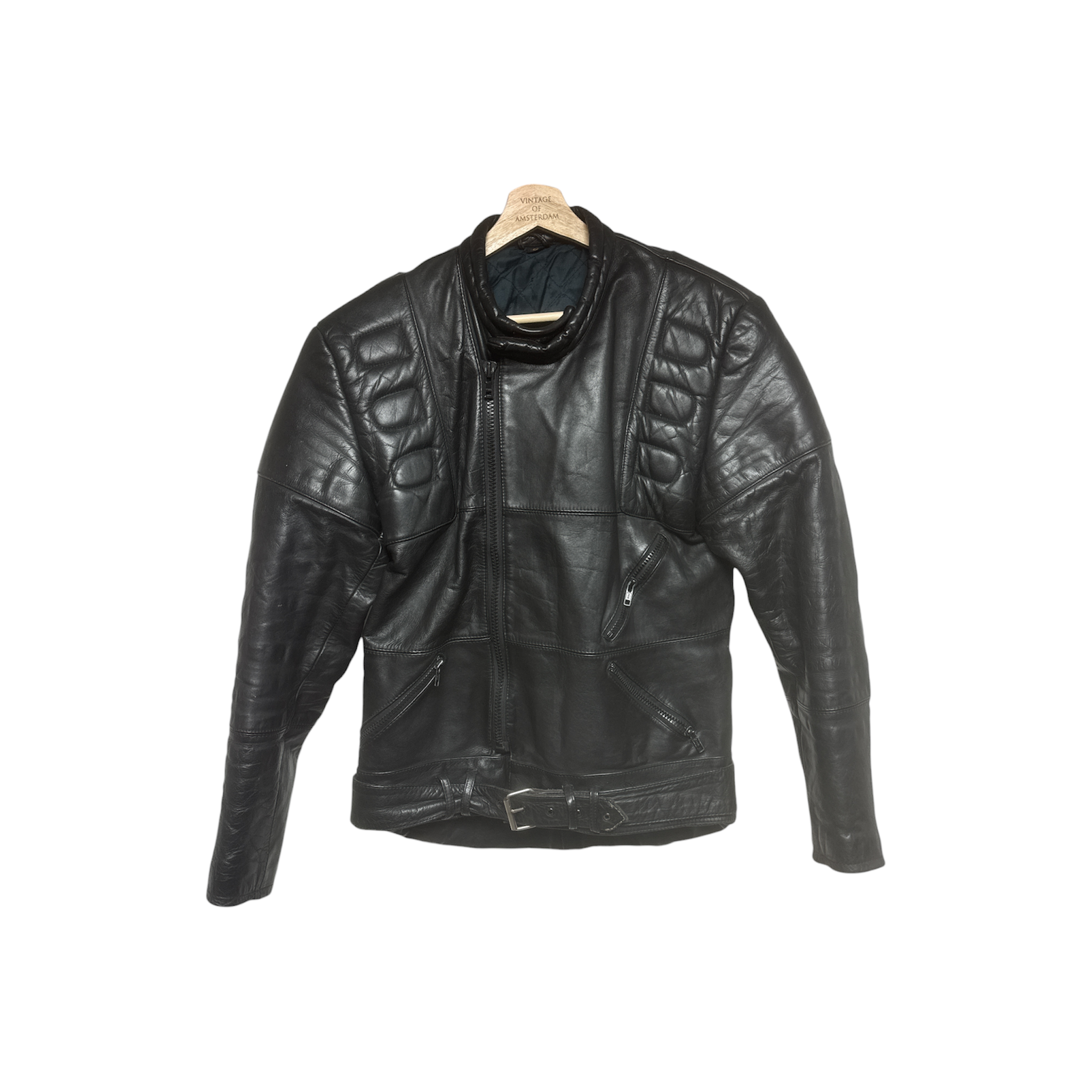 VINTAGE LEATHER BIKER JACKET