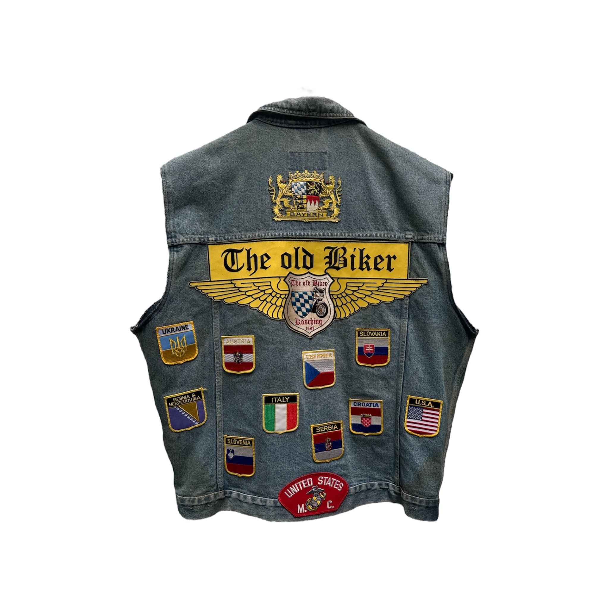VINTAGE DENIM VEST-2