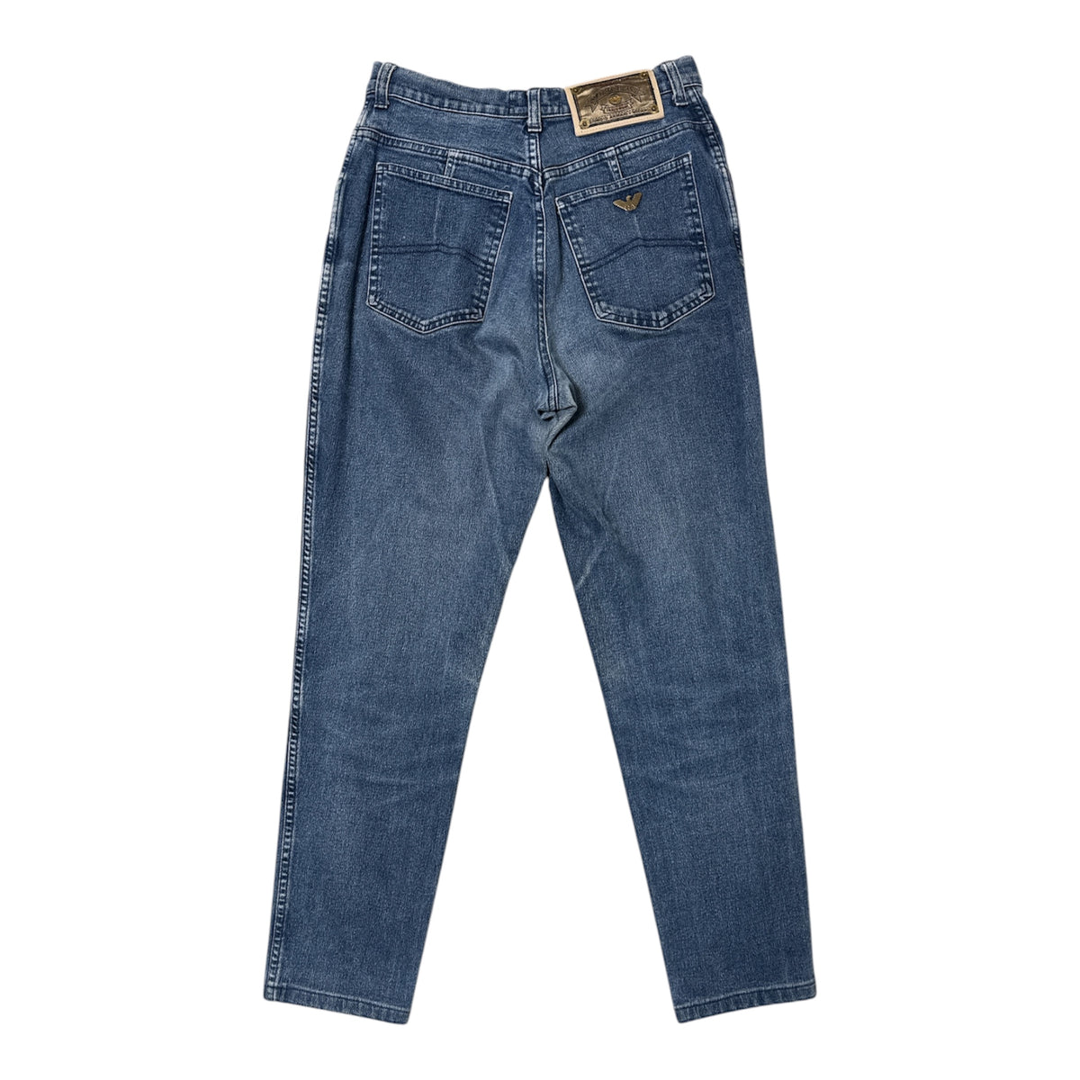 VINTAGE ARMANI JEANS HIGH RISE TAPERED JEANS-2