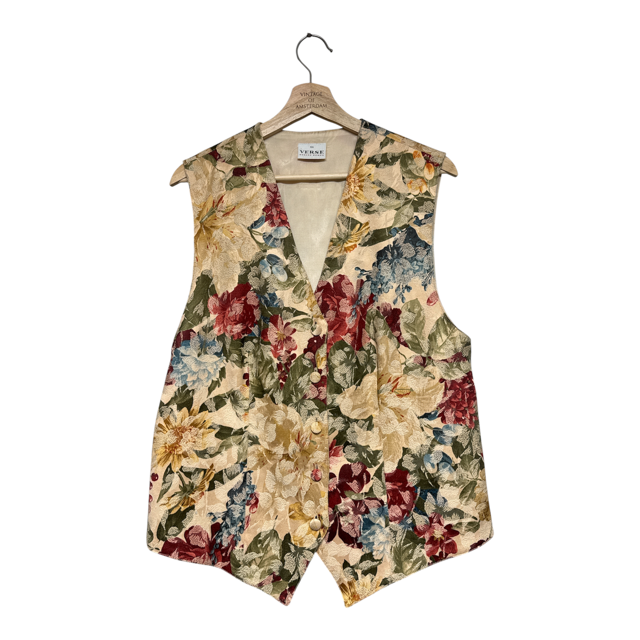 VINTAGE FLORAL VEST