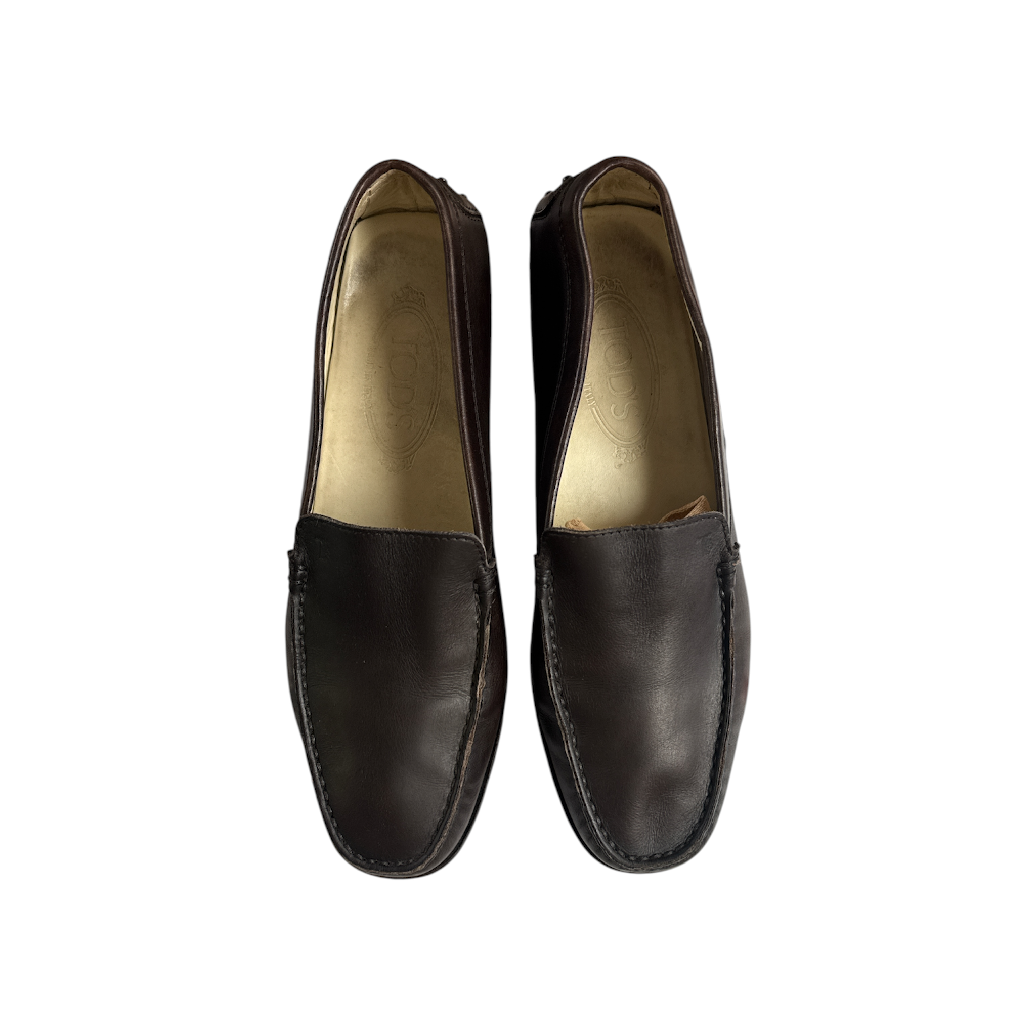 VINTAGE TODS MEN’S LEATHER LOAFERS-2