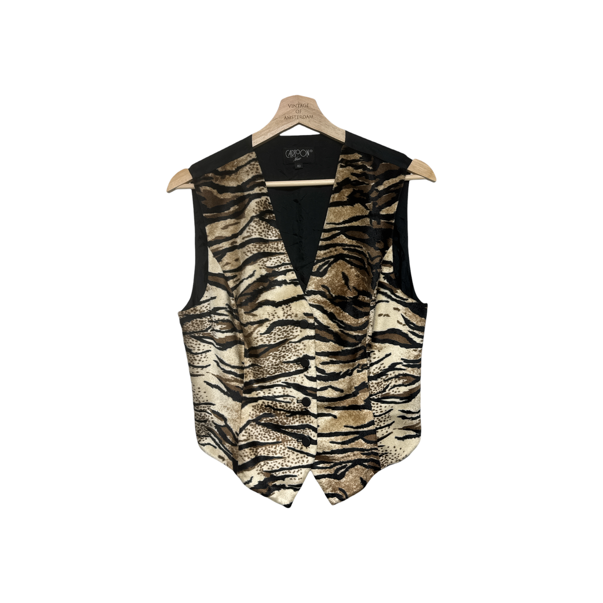 VINTAGE TIGER PATTERN VEST