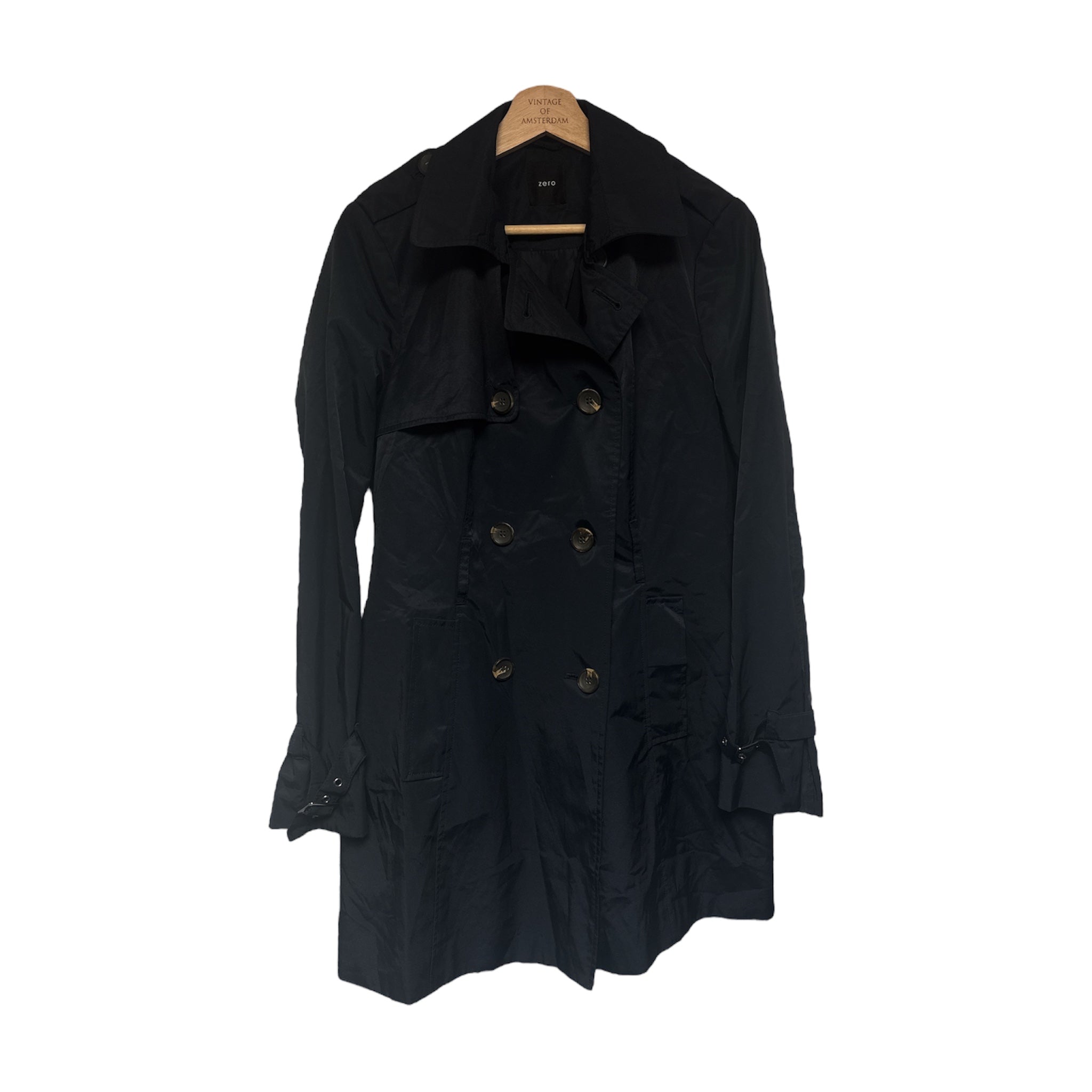 VINTAGE NAVY TRENCHCOAT
